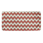 White Beige And Red Chevron Print Towel