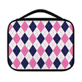 White Blue And Pink Argyle Pattern Print Classic Bible Case