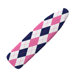 White Blue And Pink Argyle Pattern Print Ironing Board Cover