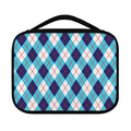 White Blue And Red Argyle Pattern Print Classic Bible Case