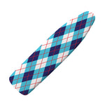 White Blue And Red Argyle Pattern Print Ironing Board Cover