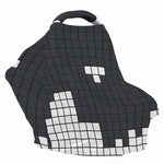 White Brick Puzzle Video Game Print Baby Seat Cover