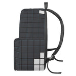 White Brick Puzzle Video Game Print Backpack