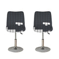 White Brick Puzzle Video Game Print Bar Stool Covers