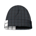 White Brick Puzzle Video Game Print Beanie