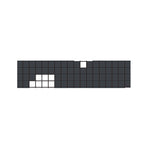 White Brick Puzzle Video Game Print Bed Runner