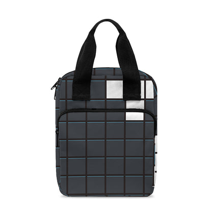 White Brick Puzzle Video Game Print Bible Tote Bag