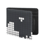 White Brick Puzzle Video Game Print Bifold Wallet
