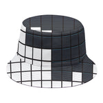 White Brick Puzzle Video Game Print Bucket Hat