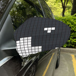 White Brick Puzzle Video Game Print Car Side Mirror Covers