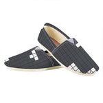 White Brick Puzzle Video Game Print Casual Shoes