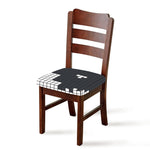 White Brick Puzzle Video Game Print Chair Cushion Cover