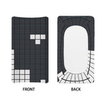White Brick Puzzle Video Game Print Changing Pad Cover