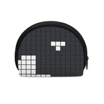 White Brick Puzzle Video Game Print Coin Purse