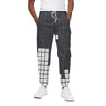 White Brick Puzzle Video Game Print Cotton Sweatpants