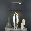 White Brick Puzzle Video Game Print Drum Lamp Shade
