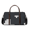 White Brick Puzzle Video Game Print Duffel Bag