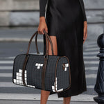 White Brick Puzzle Video Game Print Duffle Bag