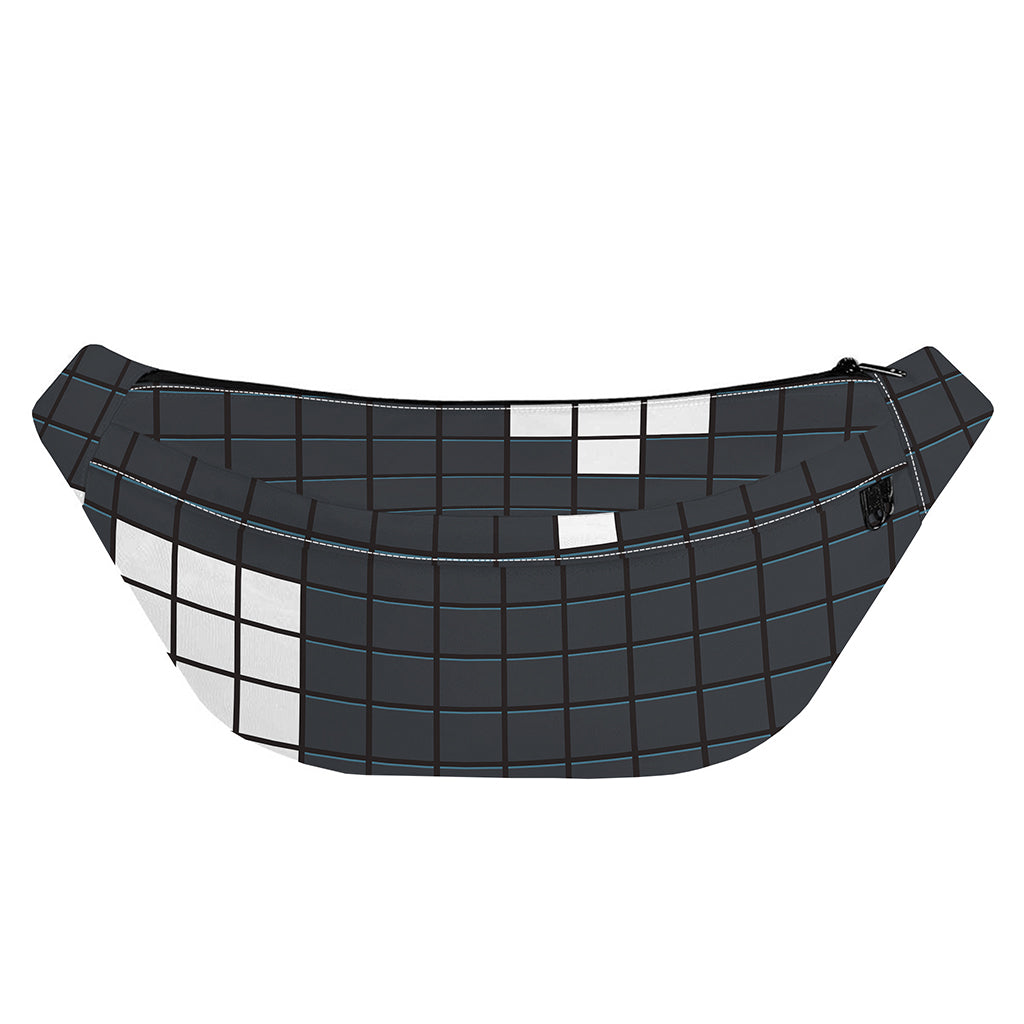 White Brick Puzzle Video Game Print Fanny Pack
