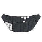 White Brick Puzzle Video Game Print Fanny Pack