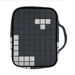White Brick Puzzle Video Game Print Front Pocket Bible Bag