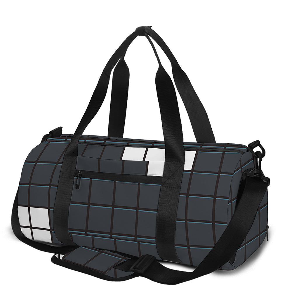 White Brick Puzzle Video Game Print Gym Bag