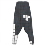 White Brick Puzzle Video Game Print Hammer Pants