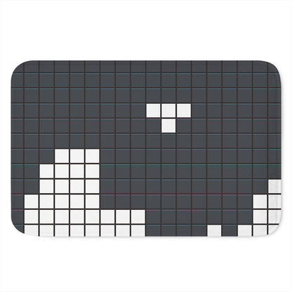 White Brick Puzzle Video Game Print Indoor Door Mat