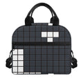 White Brick Puzzle Video Game Print Insulated Lunch Bag