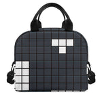 White Brick Puzzle Video Game Print Insulated Lunch Bag