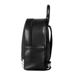 White Brick Puzzle Video Game Print Leather Backpack