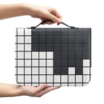 White Brick Puzzle Video Game Print Leather Bible Cover