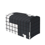 White Brick Puzzle Video Game Print Leather Tissue Box Cover