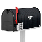 White Brick Puzzle Video Game Print Mailbox Cover