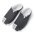 White Brick Puzzle Video Game Print Mesh Casual Shoes
