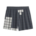 White Brick Puzzle Video Game Print Mesh Shorts