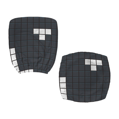 White Brick Puzzle Video Game Print Office Chair Cover