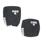 White Brick Puzzle Video Game Print Office Chair Cover