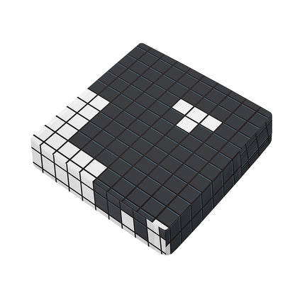 White Brick Puzzle Video Game Print Outdoor Seat Cushion Cover