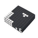 White Brick Puzzle Video Game Print Outdoor Seat Cushion Cover