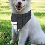 White Brick Puzzle Video Game Print Over The Collar Dog Bandana
