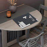 White Brick Puzzle Video Game Print Placemat