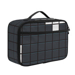 White Brick Puzzle Video Game Print Portable Lunch Bag