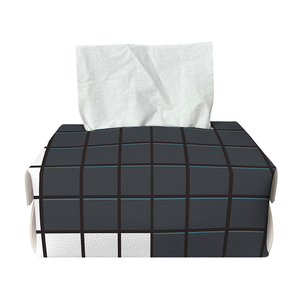 White Brick Puzzle Video Game Print Rectangle Tissue Box Cover