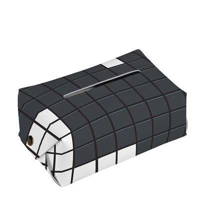 White Brick Puzzle Video Game Print Rectangle Tissue Box Cover