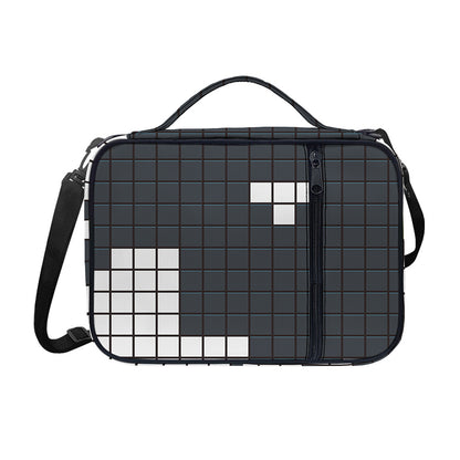 White Brick Puzzle Video Game Print Shoulder Strap Bible Bag