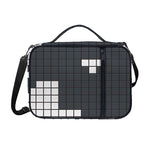 White Brick Puzzle Video Game Print Shoulder Strap Bible Bag