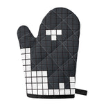 White Brick Puzzle Video Game Print Single Oven Mitt