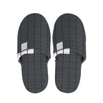 White Brick Puzzle Video Game Print Slippers