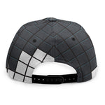 White Brick Puzzle Video Game Print Snapback Cap
